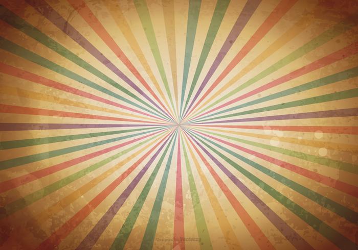 Old Grunge Sunburst Background vector