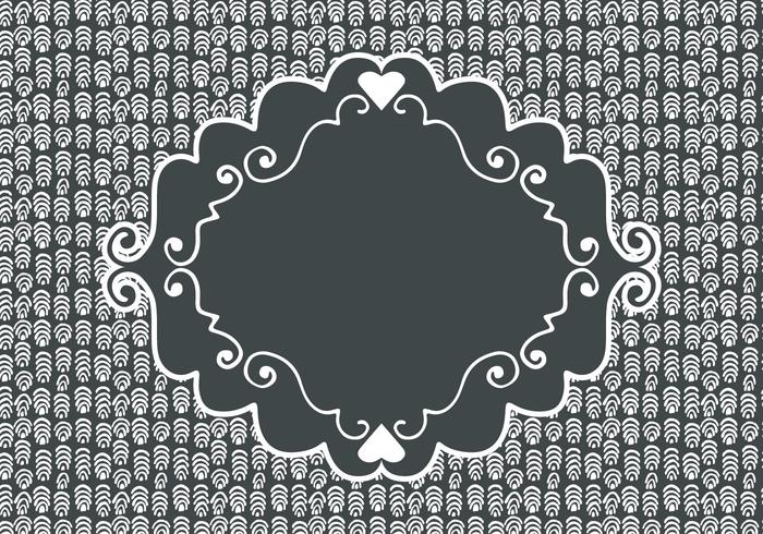 Cute Hand Drawn Style Background  vector