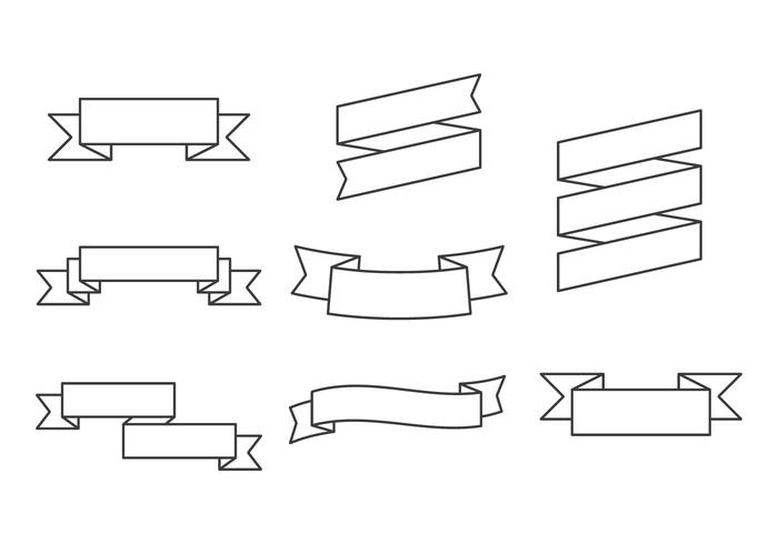Ribbon Vectors Ribbon Vectors