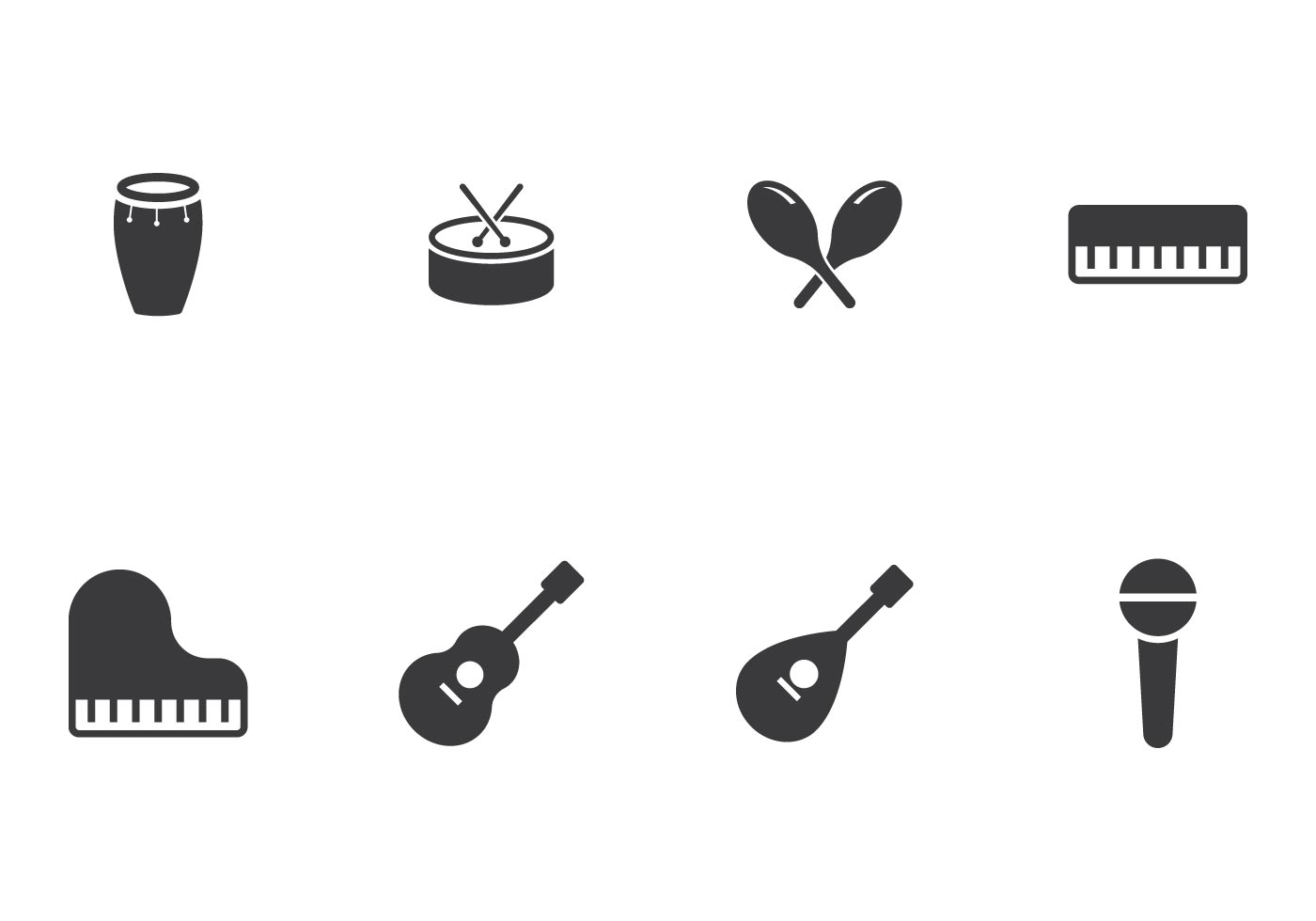 Music Instrument Icon 130975 Vector Art at Vecteezy