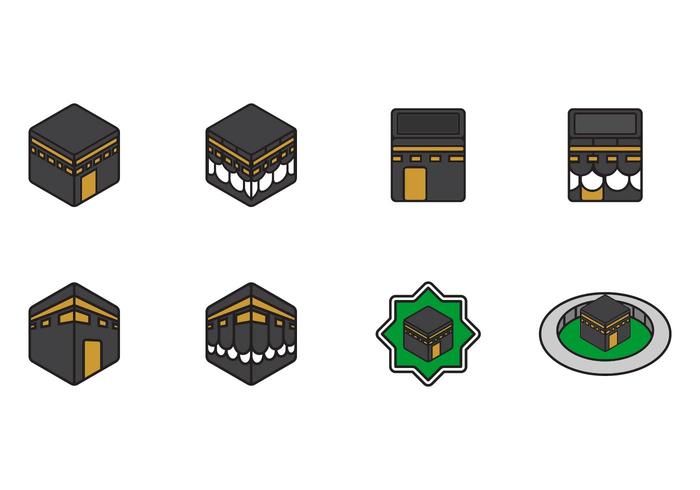 Makkah Icons vector