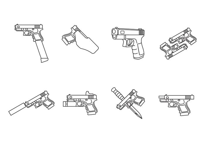 Glock Vectors Glock Vectors