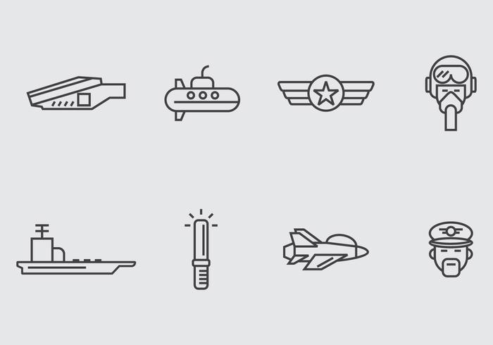 Icono del portaaviones vector