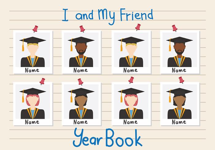 Year Book Vector