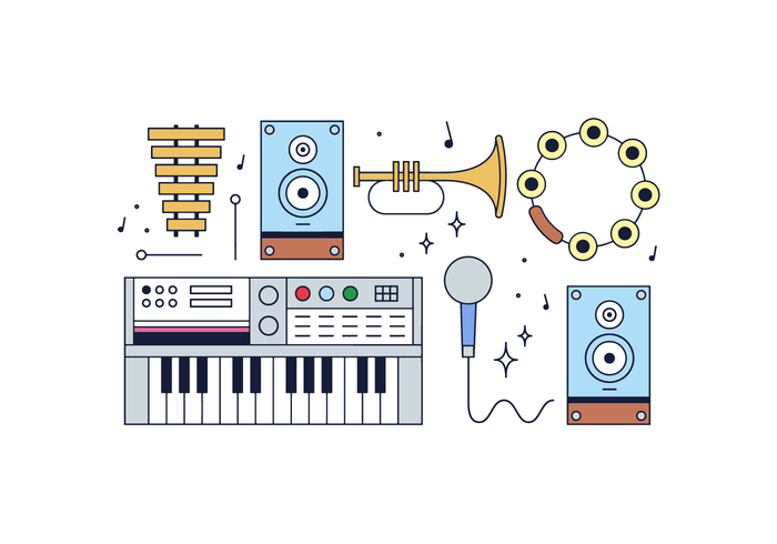 Instrumentos Musicales Gratuitos vector