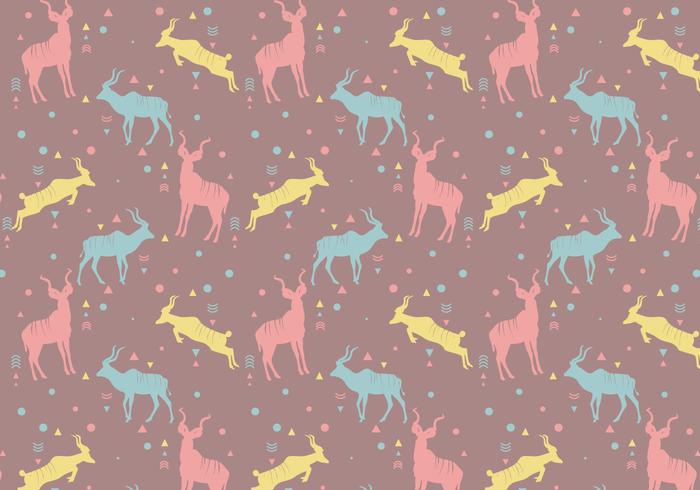 Kudu Pattern Vector