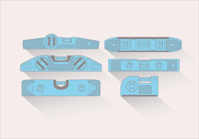 Blue Level Outline Vector Blue Level Outline Vector