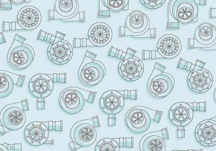 Turbocharger Pattern Vector Turbocharger Pattern Vector
