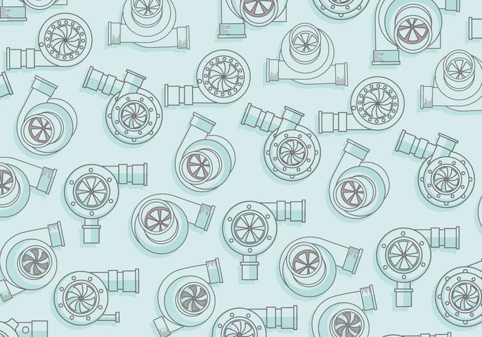 Turbocharger Pattern Vector