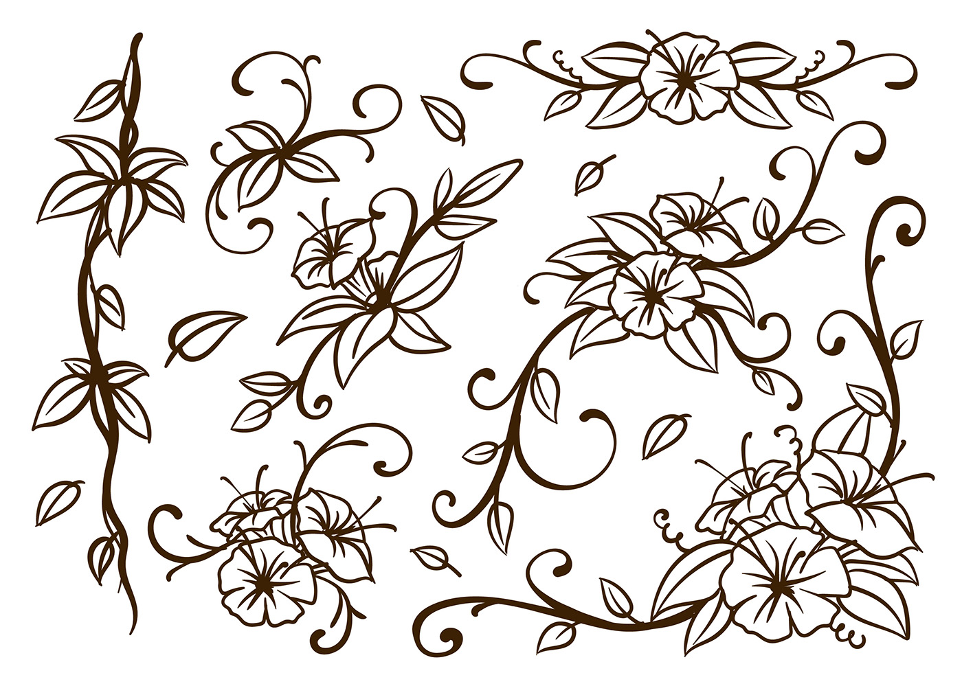 Free Free 203 Flower Swirl Svg SVG PNG EPS DXF File