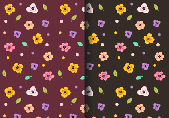 Free Floral Pattern Vector Free Floral Pattern Vector