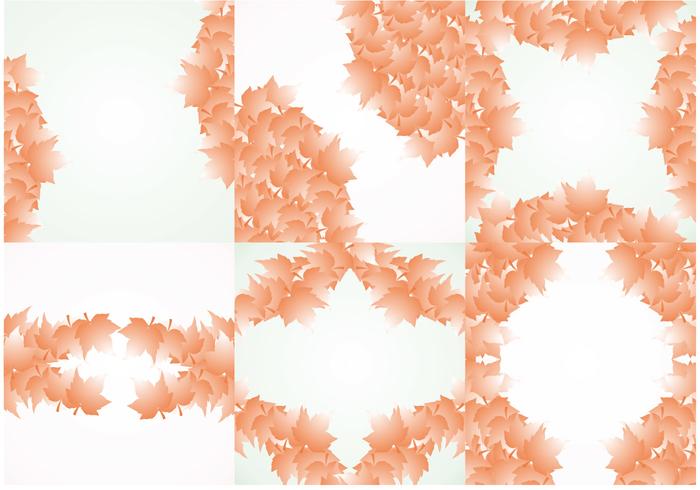 Fall Background Frame Vector Fall Background Frame Vector