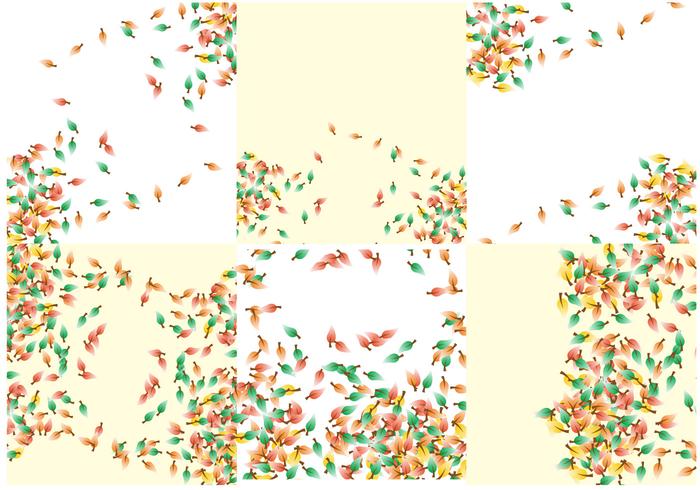 Shwooshing Leaves Fall Background Vector Shwooshing Leaves Fall Background Vector