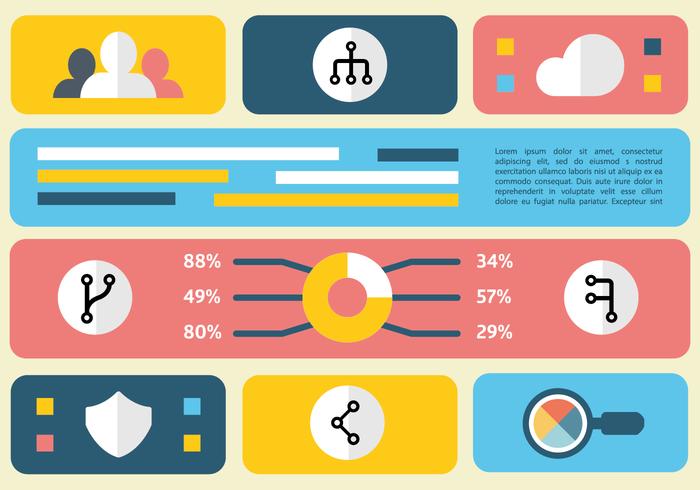 Free Flat Digital Marketing Vector Illustration