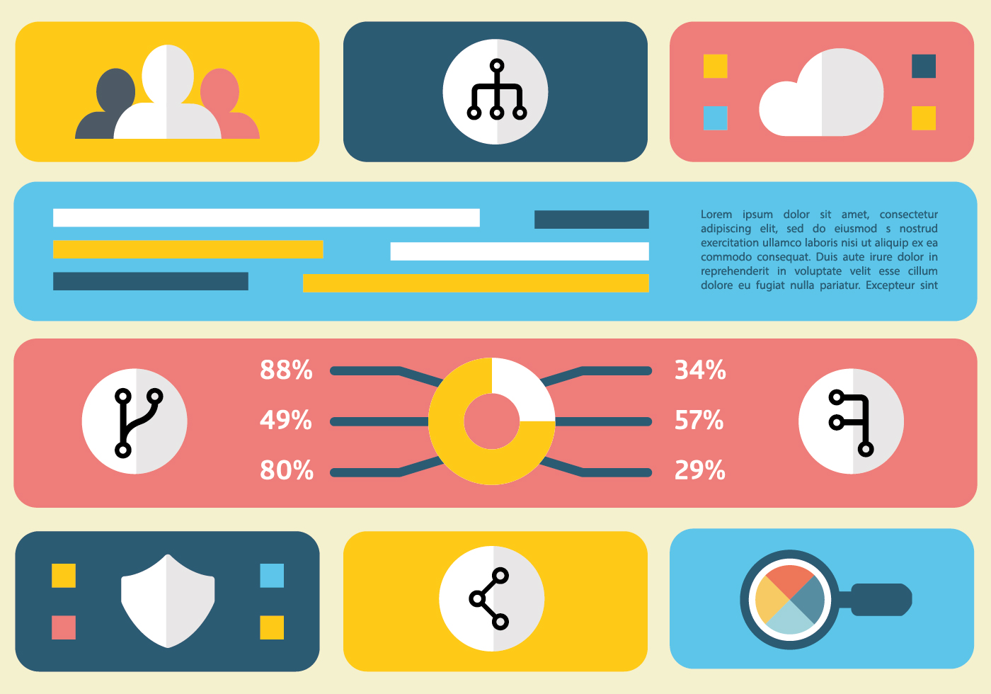 Free Flat Digital Marketing Vector Illustration 131213 Vector Art at