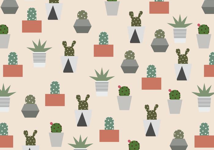 Cactus Pattern vector