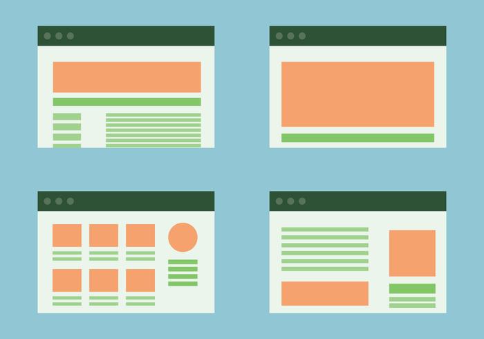 Vectores de Diseño de Sitios Web