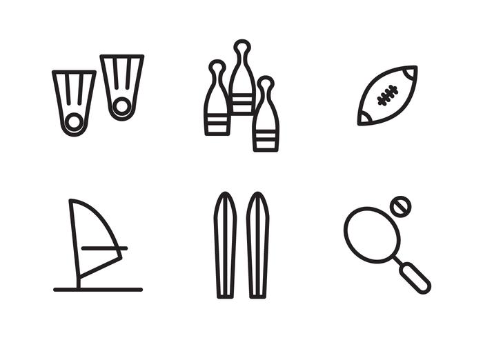 Sport Accessories vector