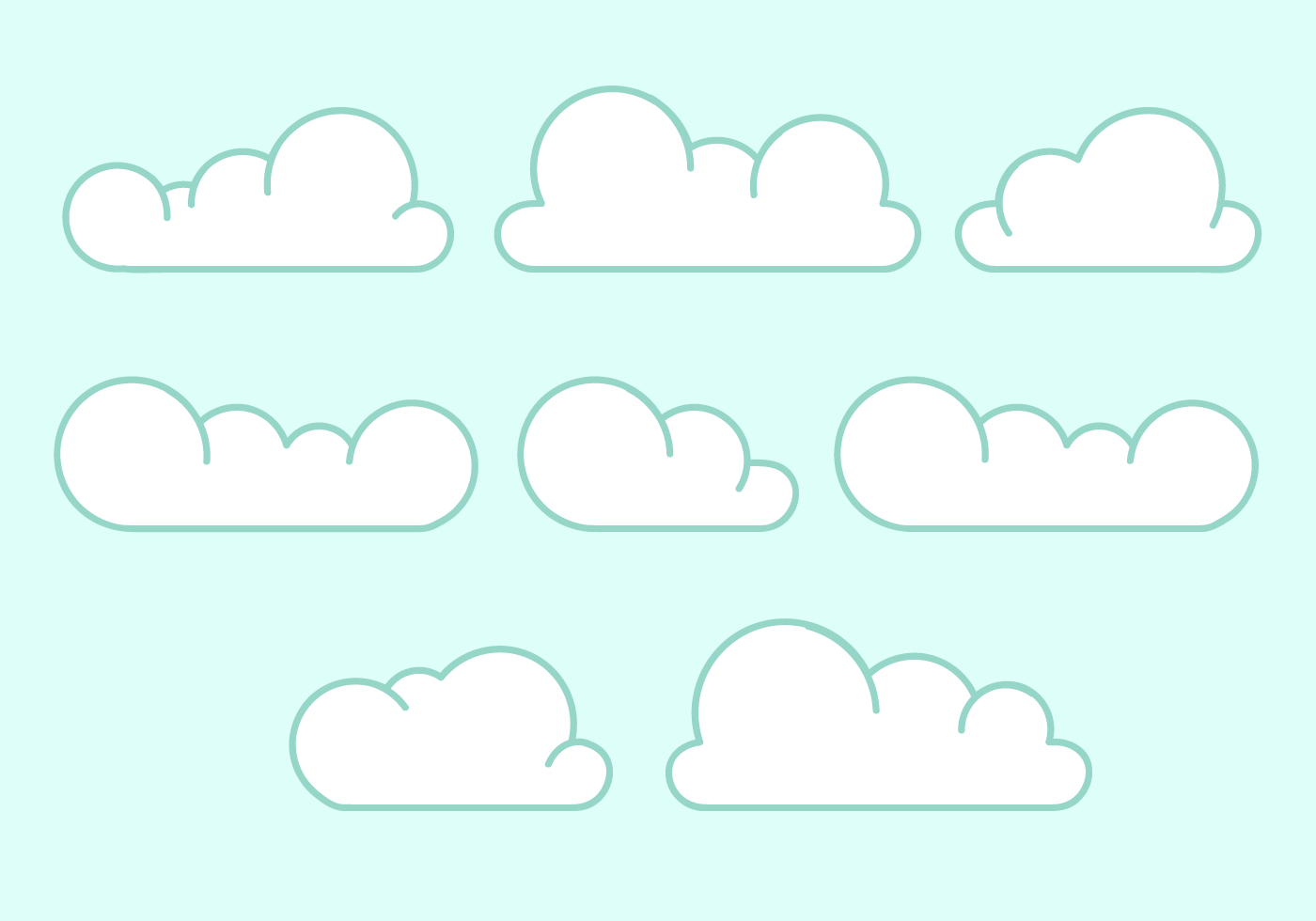 Free Clouds Vector 131276 Vector Art at Vecteezy