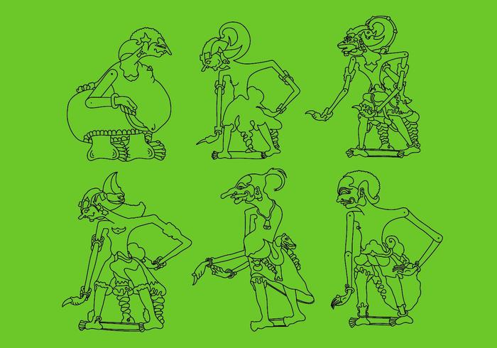 Wayang Vector Illustrations 3 Wayang Vector Illustrations 3