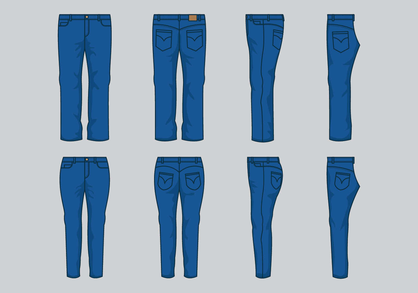 Jeans Free Vector Art - (1,581 Free Downloads)