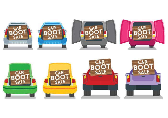 Free Car Boot Icons Vector