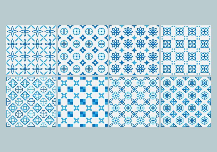 Free Azulejo Pattern Vector Free Azulejo Pattern Vector