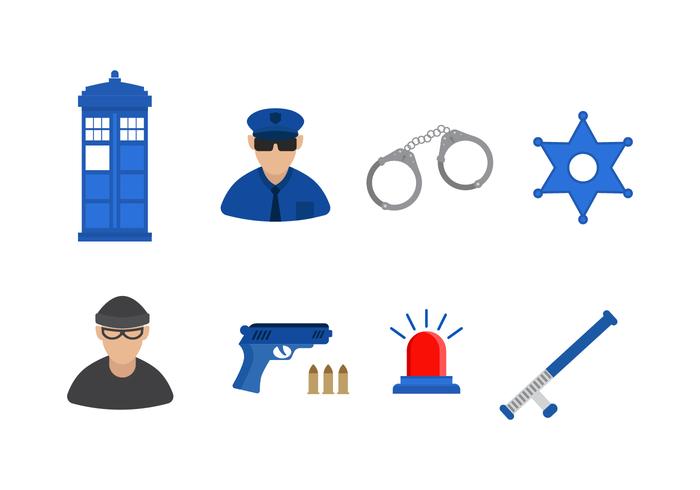 Free Police Vector Icon Free Police Vector Icon