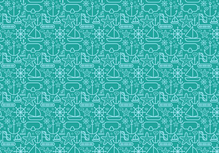 Free Diving Elements Vector