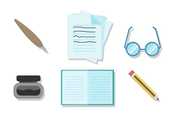 Free Writing Tools Vector