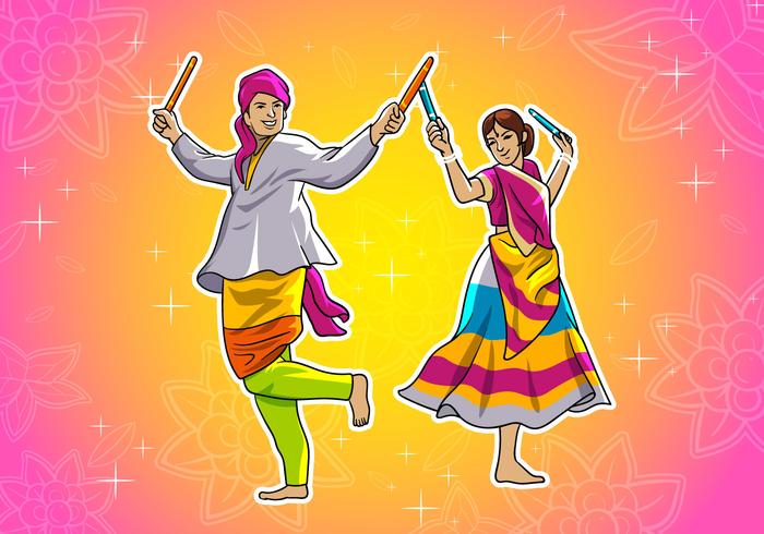 Danza de Garba vector