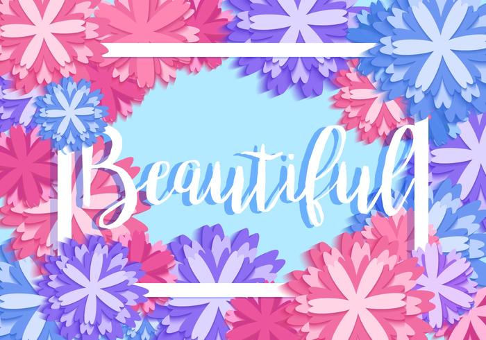 Abstract Beautiful Floral Vector