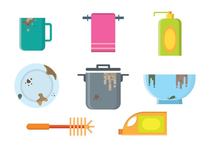 Free Dirty Dishes Vectors Free Dirty Dishes Vectors