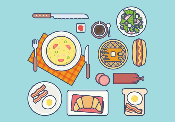 Free Breakfast Vector