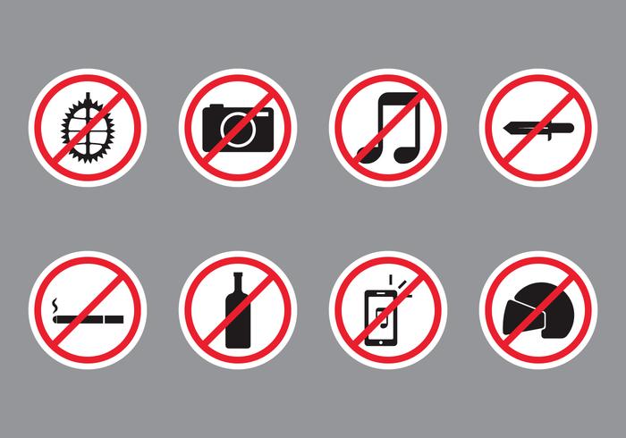 Forbidden Public Sign vector