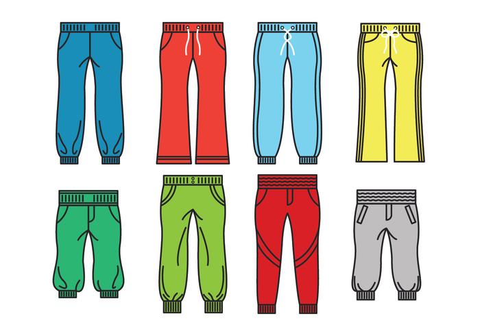 Sweatpants Icon Vectors 