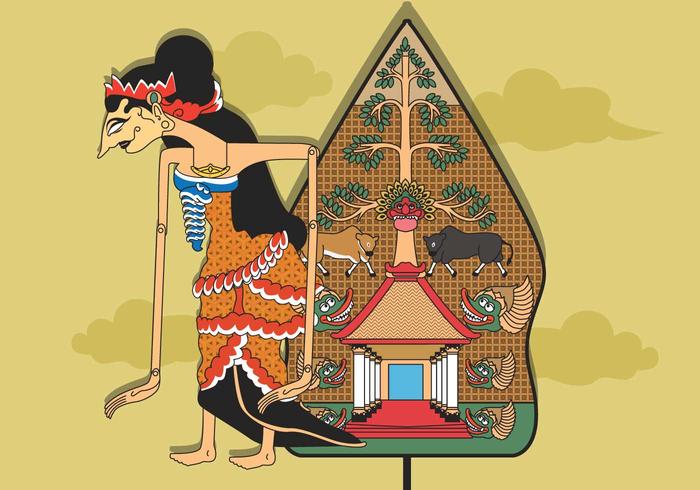 Free Wayang Illustration vector