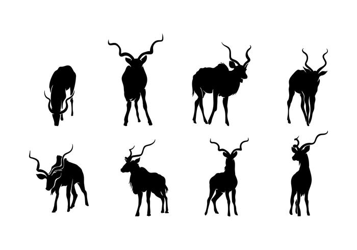 Kudu Silhouette Vector