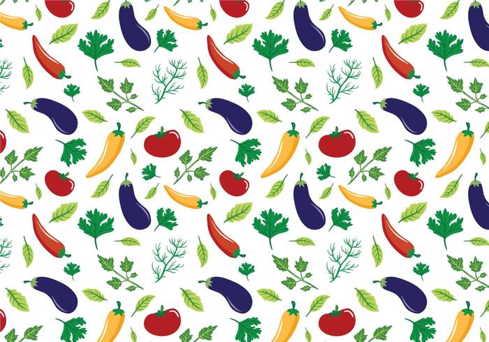 Free Vegetables Patterns Vectors