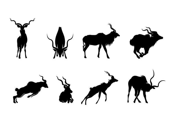 KUDU SILHOUETTE VECTOR