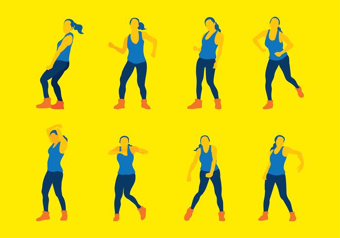 Zumba Silhouette Vector