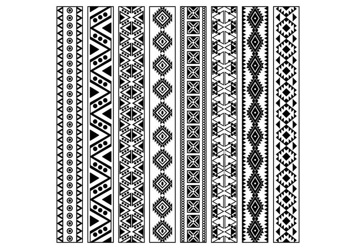 Huichol Pattern Vector