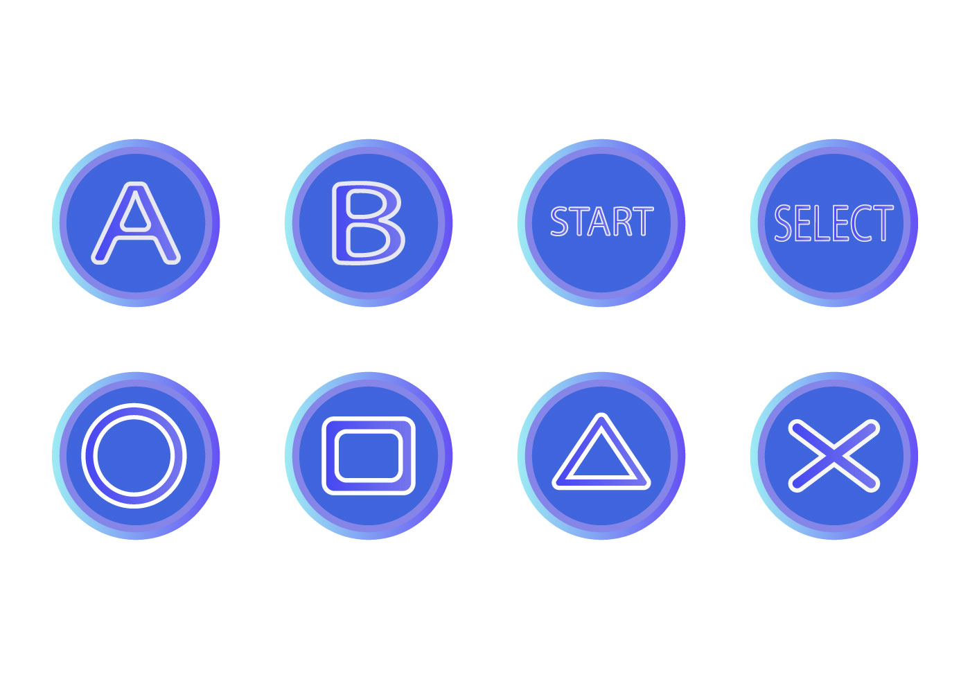 Download Free Arcade Button Icon Vector 131714 - Download Free ...