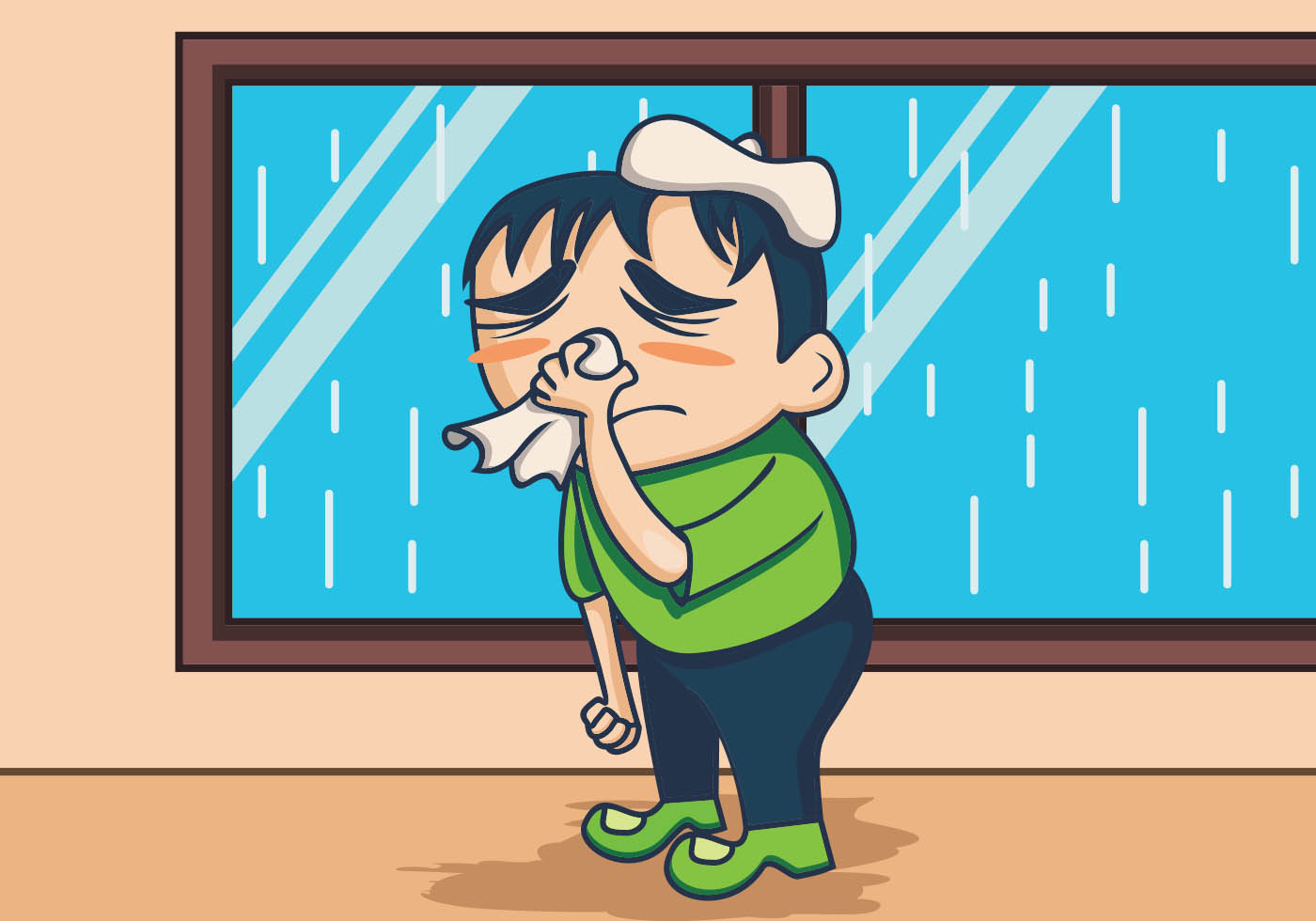 Illustration Of Sick Person 131737 Vector Art at Vecteezy Illustration Of Sick Person 131737 Vector Art at Vecteezy