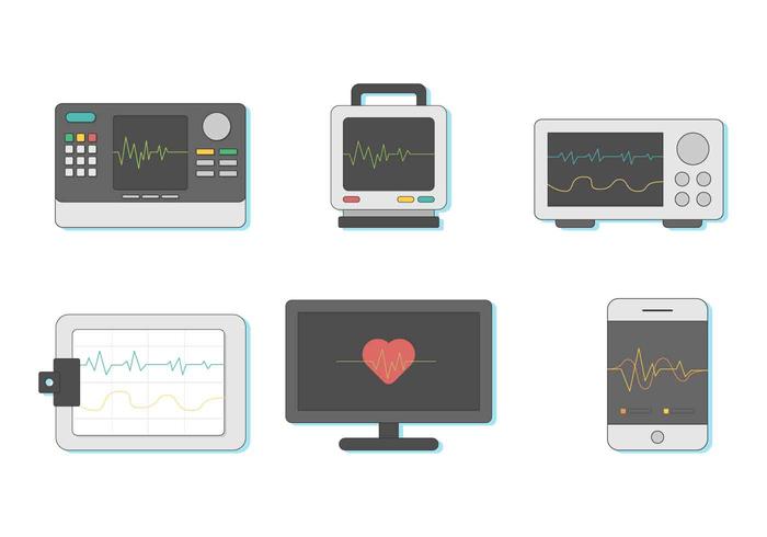 Free Heart Monitor Vector