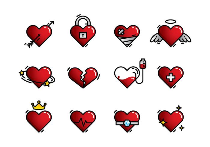 Heart Icon Free Vector