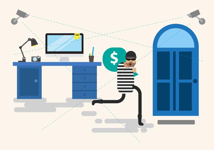 Free Theft Illustration Vector Free Theft Illustration Vector