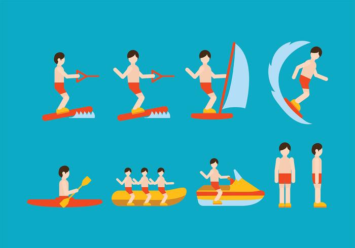 Water Sports Vector