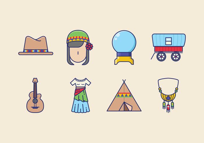 Free Gipsy Icons vector