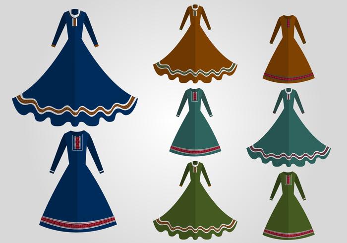 Beautiful Abaya Vector Set Beautiful Abaya Vector Set